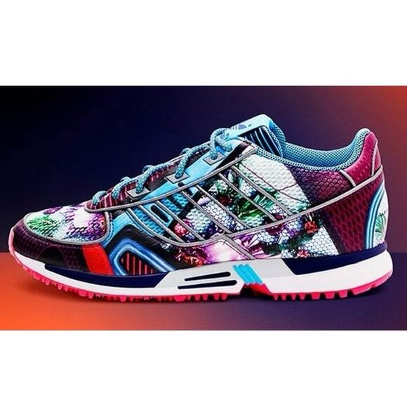 Adidas x Mary Katrantzou Equipment Racer Multicolor Designer Statement Sneaker - Picture 1 of 15